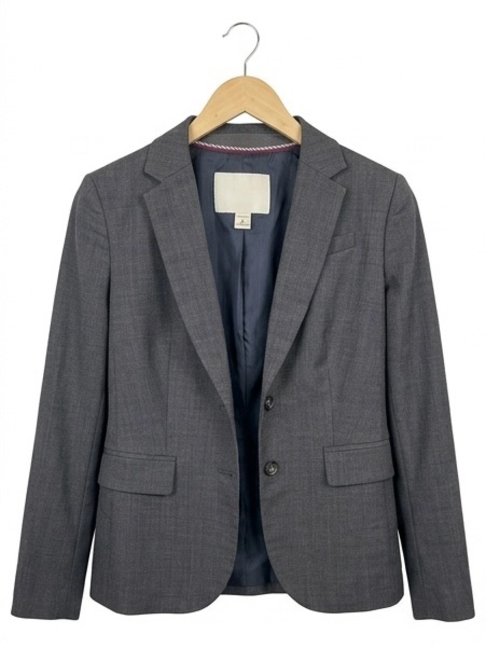 Banana Republic Dark Navy Blazer with Subtle Lining Accents-Size 2